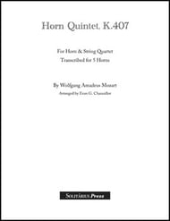 Quintet for Horn K. 407 EPRINT cover Thumbnail